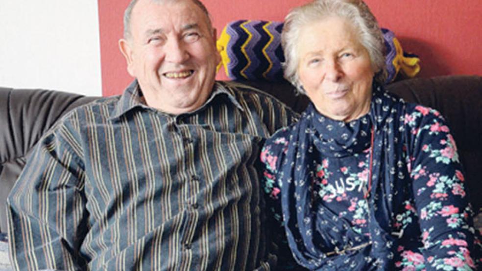 Heute feiern Heinz und Käte Heijenga aus Ditzum gemeinsam mit der Familie und ihren Freunden ihre Goldene Hochzeit. © Foto: Muising