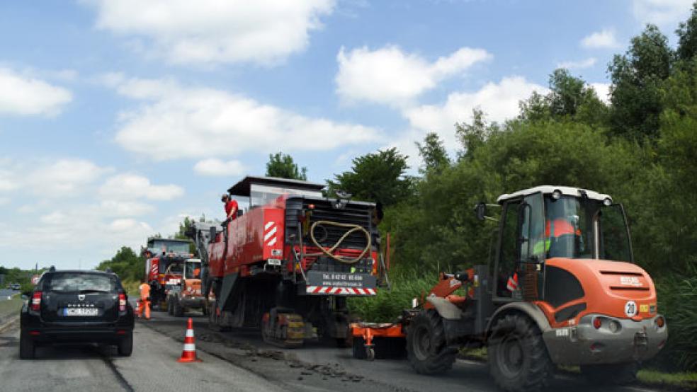Die Autobahn 31 wird ab Freitag zwischen den Anschlussstellen Neermoor und Riepe zur Baustelle. © Foto: Archiv
