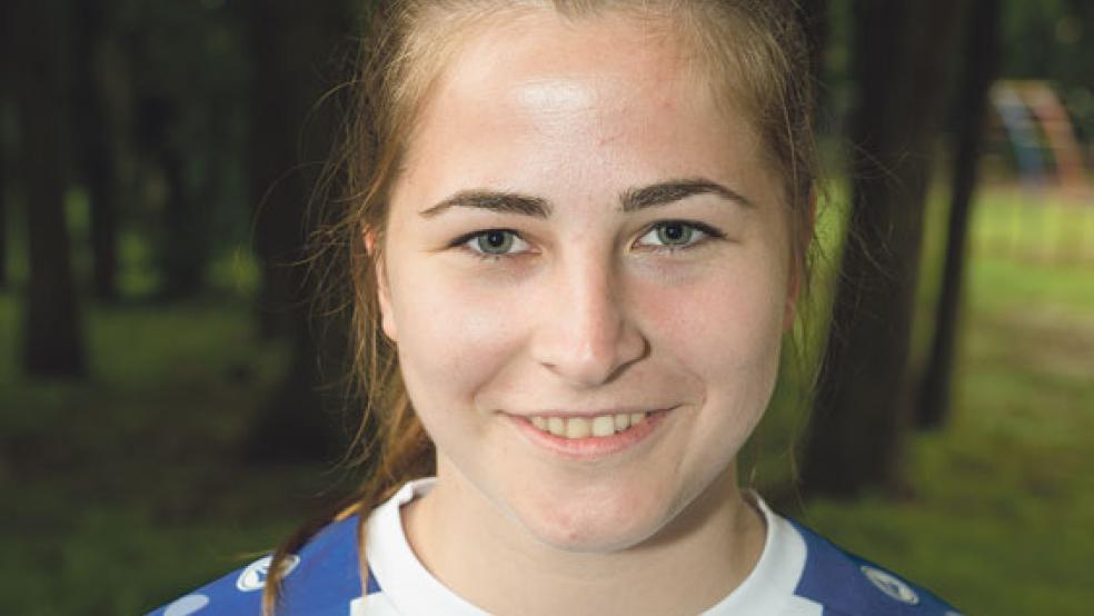 Femke Haken verfehlte den Kasten knapp. © Foto: Bruins