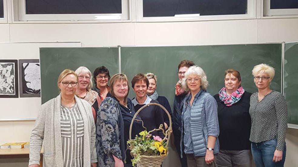 Hildegard Hartmann (zweite von links) ist kommissarische Vorsitzende des Fördervereins der Carl-Goerdeler-Schule in Jemgum. Einen ersten Vorsitzenden gibt es nicht. © Foto: privat