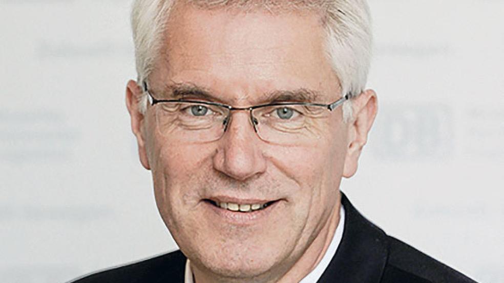 Bahnsprecher Egbert Meyer-Lovis beruft sich auf die »ursprünglichen Anforderungen an Lage und Funktion der Bestandsbrücke«. © Foto: Bahn AG