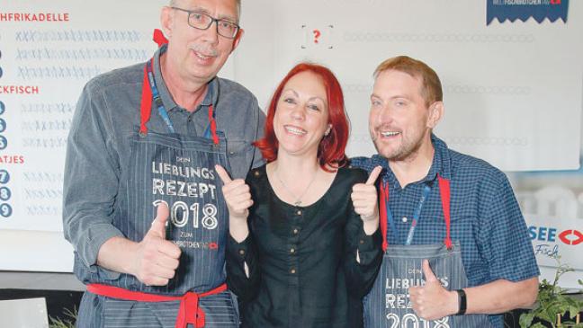 Weeneraner mit Fischbrötchen auf dem Treppchen