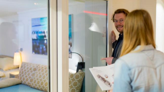 Blick in Kabine  der »Aida Nova«