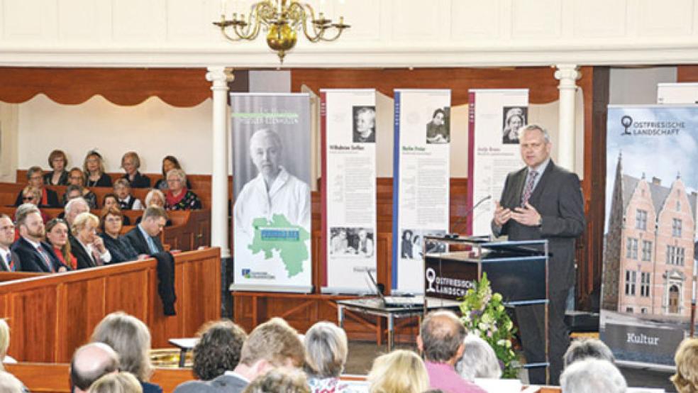 »Kultur ist der Kitt der Gesellschaft«, so Minister Björn Thümler in seiner »Oll´ Mai«-Rede.  © 