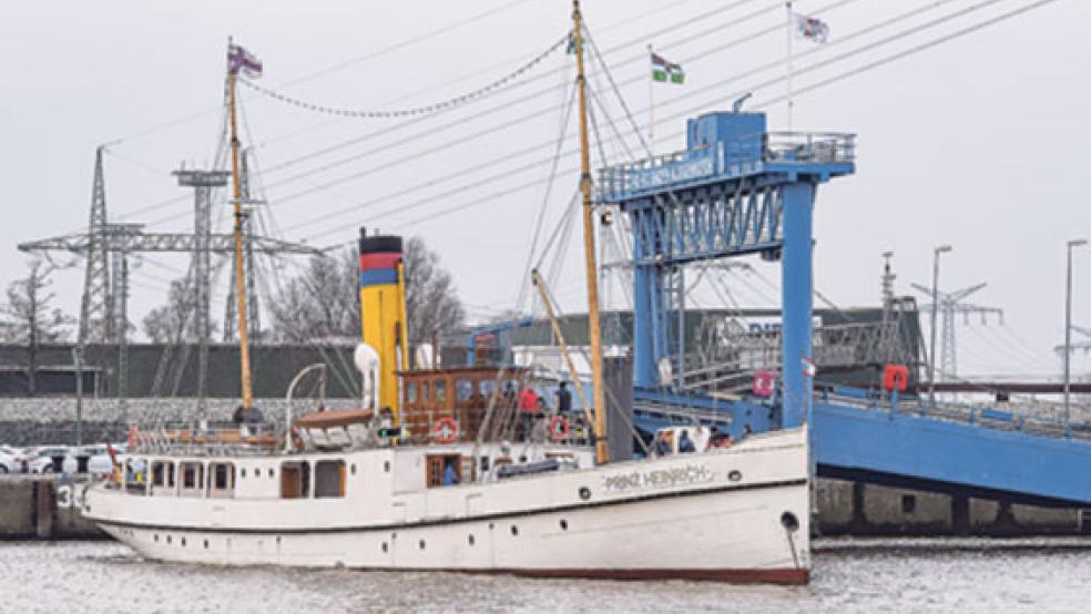 Ende Januar hatte die »Prinz Heinrich« eine Erprobungsfahrt nach Emden absolviert. © Foto: Hasseler