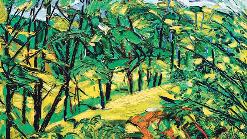 Die Werke von Karl-Karol Chrobok zeichnen sich vor allem durch spannende Farb- und Formgefüge aus. © Foto: Chrobok