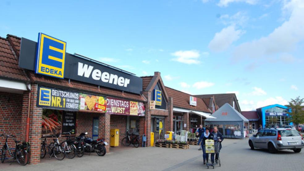 Edeka und Aldi werden nach der Erweiterung auch eine neue Fassade bekommen. © Archivfoto: Hoegen