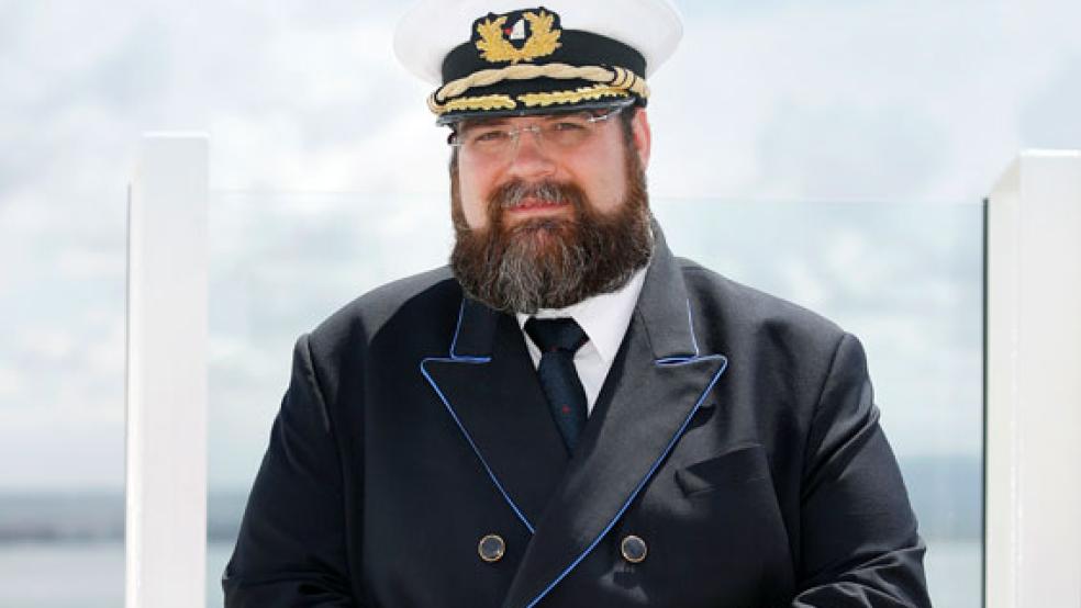 Kapitän Boris Becker ist jetzt auf der Meyer Werft im Einsatz. © Foto: Franziska Krug
