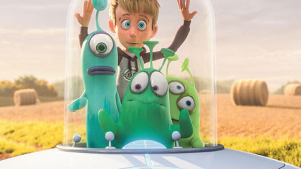 Der zwölfjährige Luis Sonntag will seinen neuen Alien-Freunden Mog, Nag und Wabo helfen, muss aber gleichzeitig aufpassen, dass sie nicht entdeckt werden. © Foto: Ulysses Films