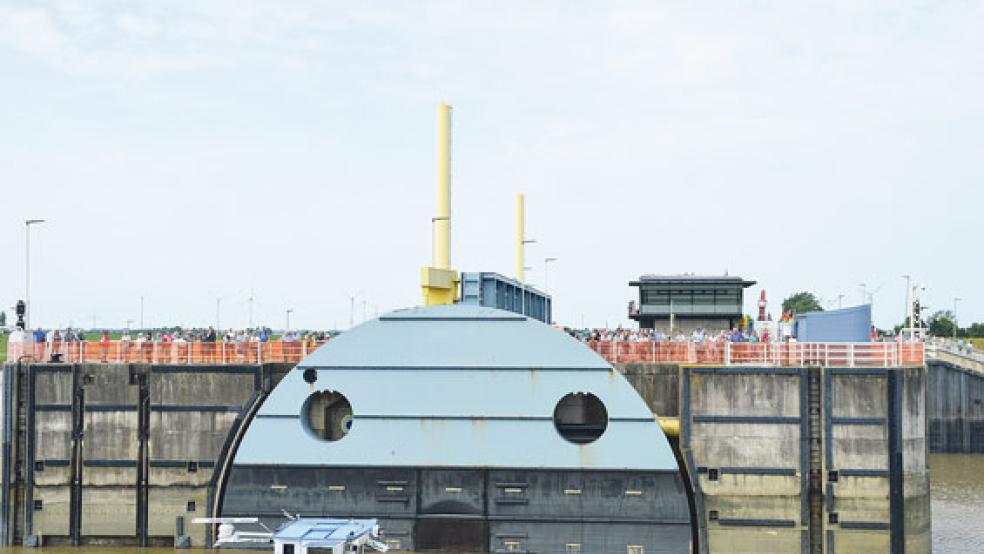 In weiter Ferne so nah: Während sich auf Gandersumer Seite am Samstag viele Besucher tummelten, ging es in Nendorp eher beschaulich zu. © Fotos: Himstedt