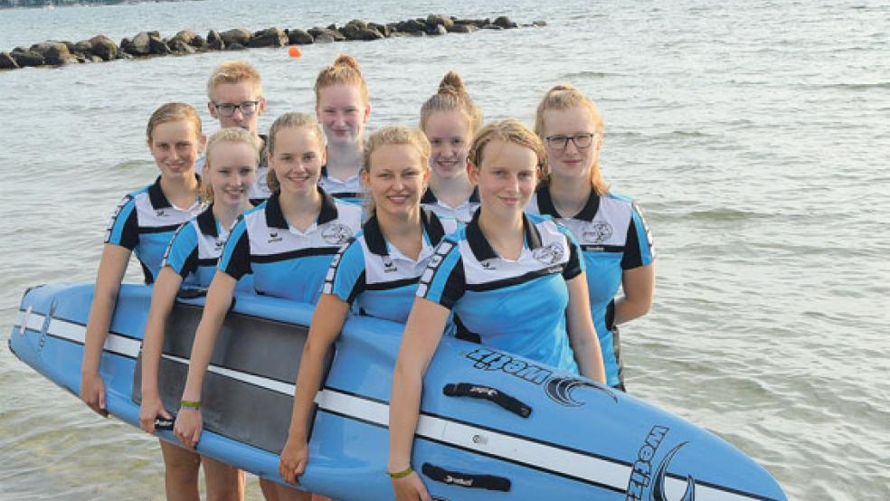Diese Weeneraner traten für den Ortsverband an: Alena Modder, Lisa Buntjer, Ineke Loesing, Lena Buntjer und Louisa Modder (vordere Reihe von links). Andre Pastoor, Femke Müller, Iris Müller und Tomke Müller (hintere Reihe von links) © Foto: privat
