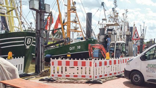 Frisches Wasser für Ditzumer  Krabbenfischer