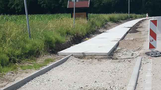 Radweg-Bau an der K 30 geht schief