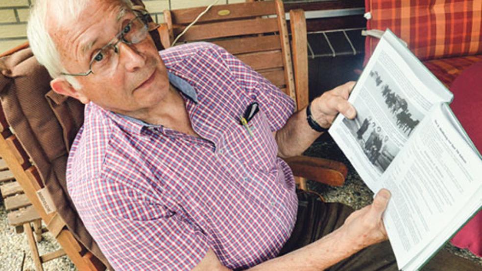 In seiner Kindheit erlebte Gerhard Daalmeyer das bittere Kriegsende mit. An viele Ereignisse erinnert sich der Stapelmoorer noch heute. © Foto: Muising