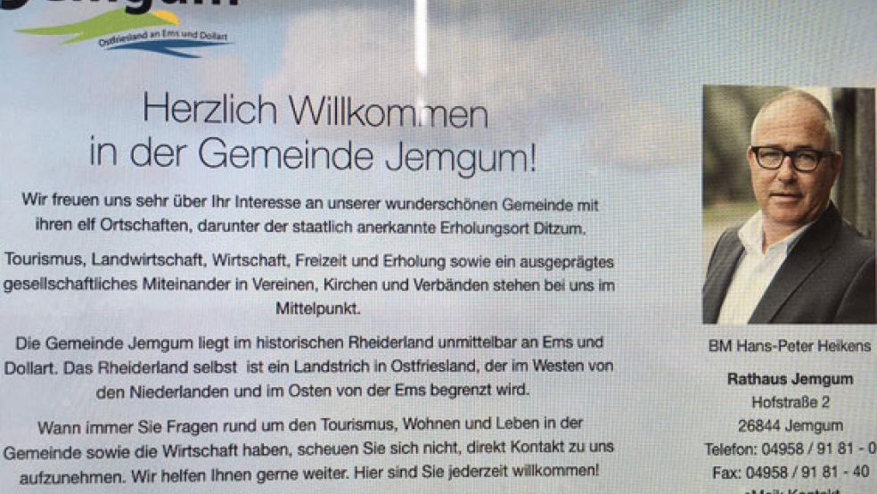 Die Gemeinde Jemgum tritt dem Zweckverband »Kommunale Datenverarbeitung Oldenburg« (KDO) bei und wird stimmberechtigtes Mitglied. © Foto: Boelmann