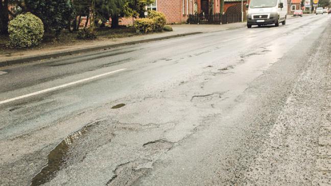 Behinderungen im Bunder Ortskern