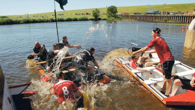 Wasserschlacht findet Sieger aus Greetsiel