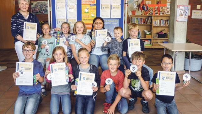 Mathe-Meister aus der Grundschule Weener