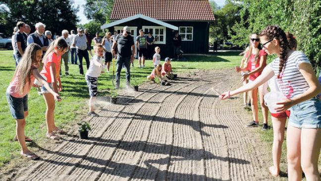 Bolzplatz in Midlum blüht auf