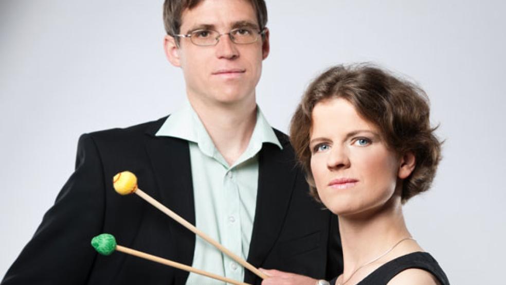 »duo mélange«: Almut Unger und Thomas Laukel kombinieren die klassische Querflöte mit der Marimba © Foto: privat