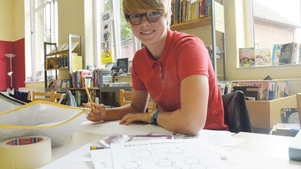 Rose Buntjer (14) aus Tichelwarf erwies sich als Naturtalent und erntete lobende Worte von Hofmann. © Fotos: Muising