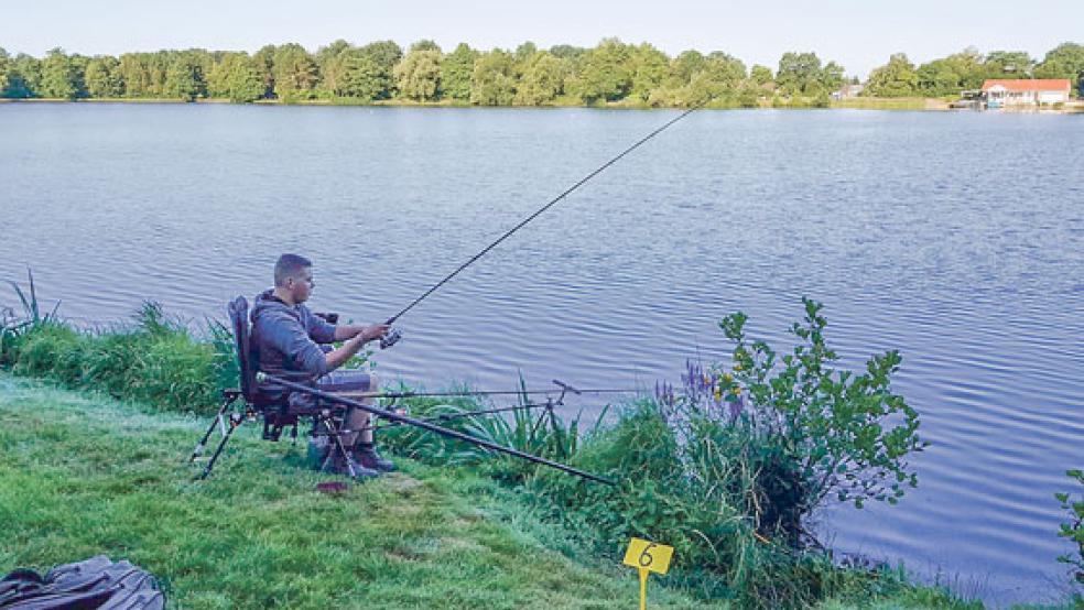 In Idafehn hatte Heiko Straat aus Bunde den besten Biss.  © Foto: Angelsportverein Rheiderland