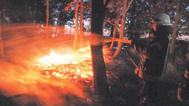 Selbst ein Zigarettenstummel reicht aus