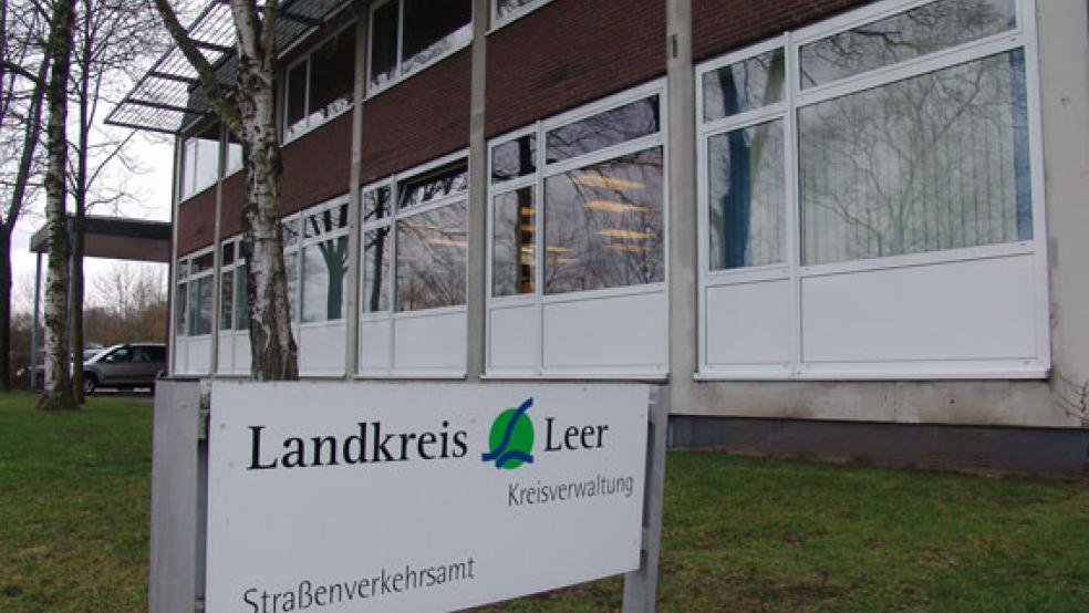 Das Straßenverkehrsamt in Leer musste heute wegen technischer Probleme schließen. © Archivfoto: Boelmann