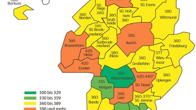 Zwölf Kommunen schlagen etwas drauf