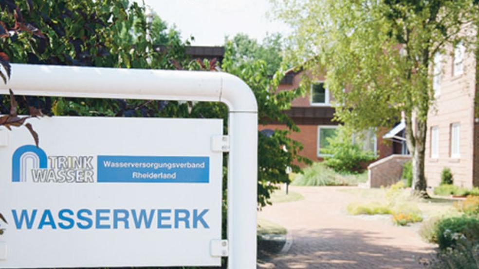 Das Wasserwerk Weener läuft seit Tagen auf Hochtouren und kommt nun an die Grenzen seiner Leistungsfähigkeit. © Foto: Hanken