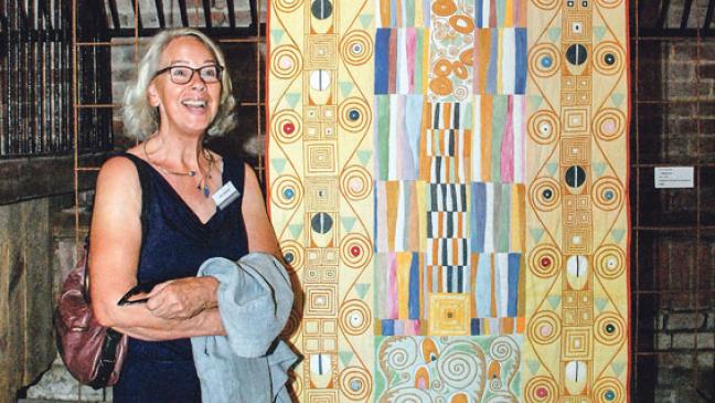 Klimt, Gräser und unbekleidete Damen