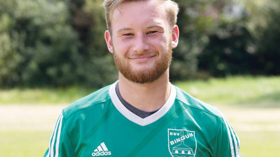 Den einzigen Treffer für den BSV Bingum und die 1:0-Führung in der zweiten Halbzeit erzielte Patrick Hinderks. © Foto: Ostendorp