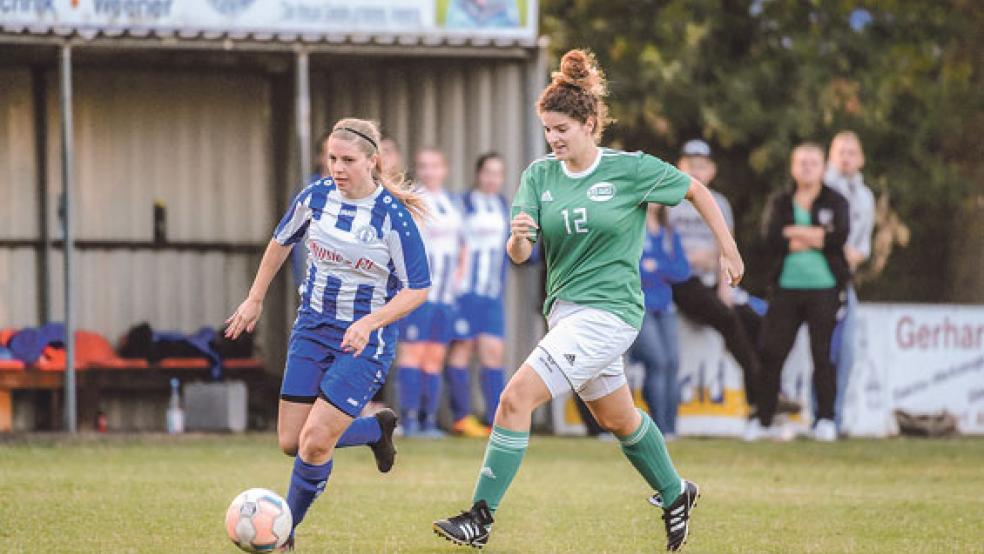 Saskia Schoormann war in dieser Szene zu schnell für ihre Gegenspielerin. © Foto:Bruins