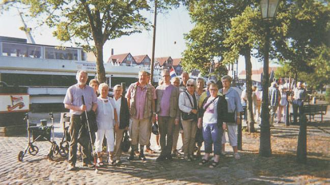 Krankenhaus-Senioren besuchten Delfzijl