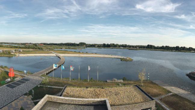 Open Air Konzert in Blauwestad am Oldambtmeer