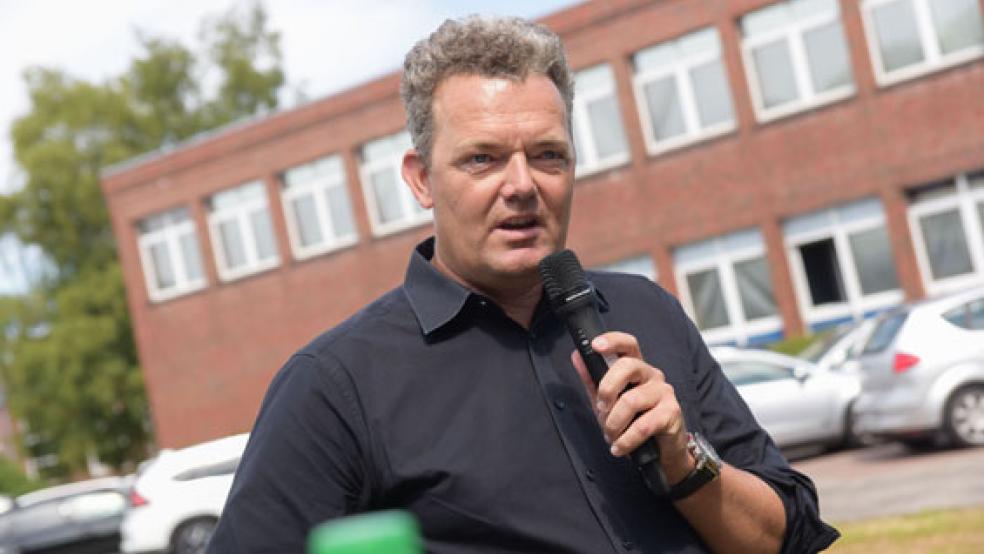 Patrick Hennings-Huep von der Nordseewerke Emden Shipyard GmbH (NES). © Foto: Klose