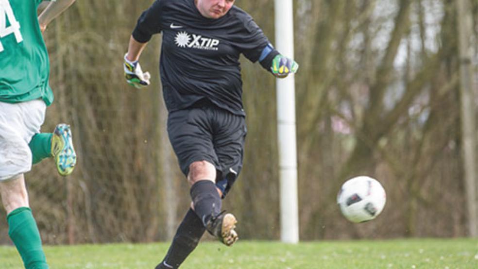 Torwart Timo Nee hatte im zweiten Durchgang relativ wenig zu tun. © Archivfoto: Bruins