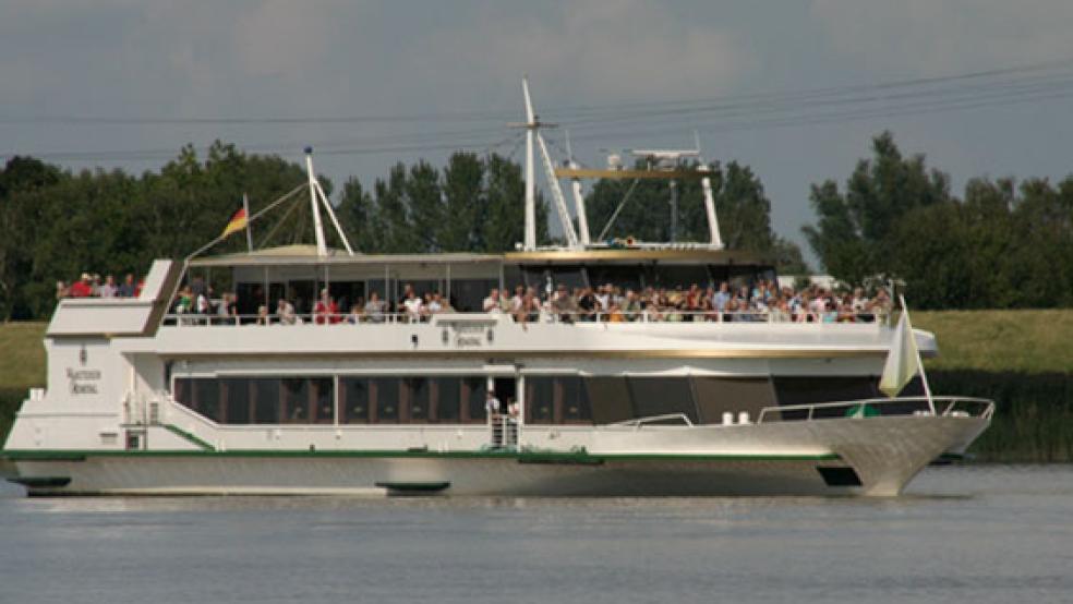 Die »Warsteiner Admiral« der Leeraner Schifffahrtsgesellschaft Germania. © Foto: RZ-Archiv