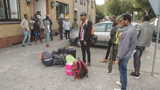 Flüchtlinge frustriert