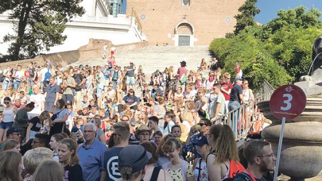 Rom-Fahrer auf Spuren der Vergangenheit