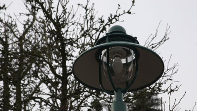 Die Lampen brennen  ab 5 Uhr
