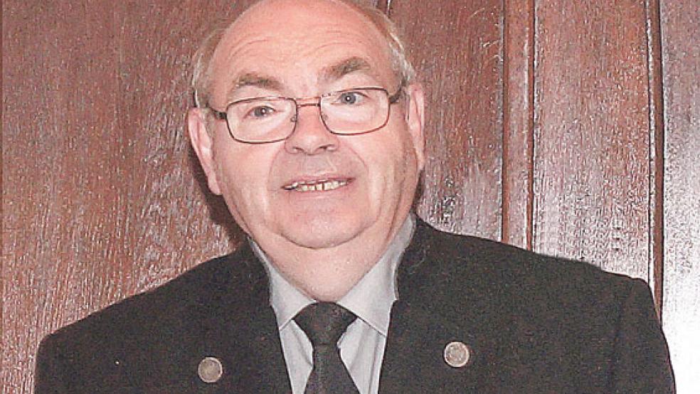 Evert Druivenga bei der Buchvorstellung. © Foto: Temming