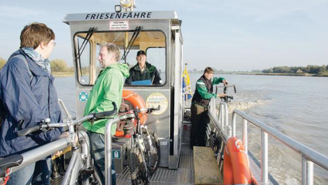 Friesenfähre fuhr am Wochenende bis auf den letzten Tropfen
