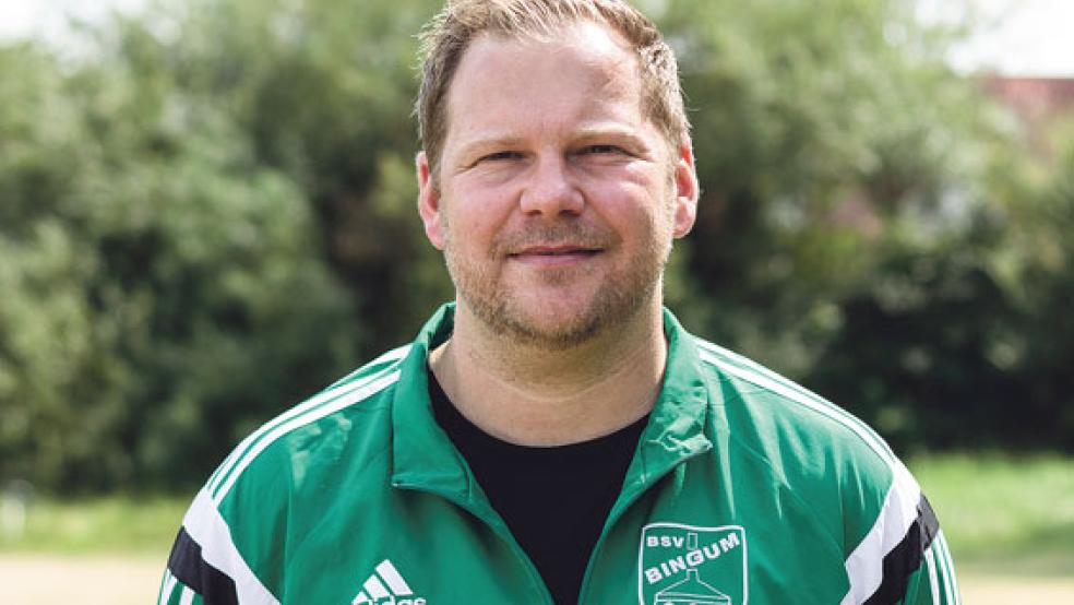 Christian Boelsen ist nicht länger Trainer des BSV Bingum. Er hatte den Posten im Sommer von Lutz Ammersken übernommen. © Foto: Ostendorp