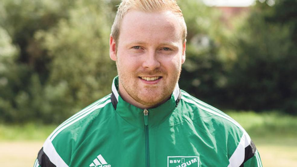 Co-Trainer Timo Roelfs (Bild) leitet zurzeit gemeinsam mit Frank Batterham die Ge­schicke des BSV Bingum, bis ein neuer Trainer gefunden wurde.  © Foto: Ostendorp