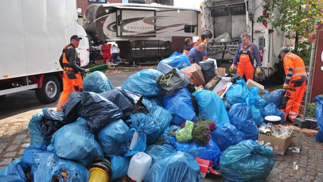 Das große Aufräumen nach dem Gallimarkt