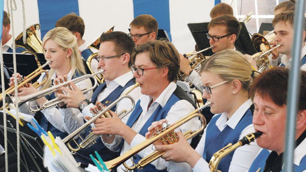 In Leer wird das TMV-Blasorchester aus Weener ein Konzert für Ehrenamtliche aus dem Landkreis Leer geben. © Archivfoto: Kuper