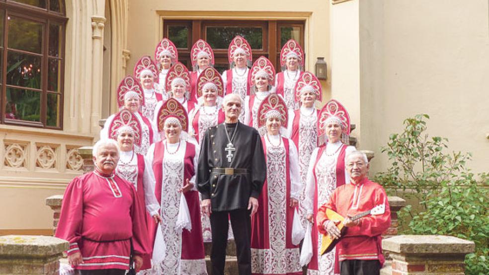 Chor »Russische Seele« tritt auch heute Abend in Möhlenwarf auf.  © Foto: privat