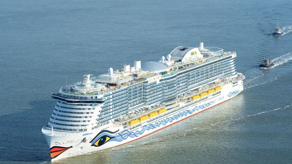 Die Meyer Werft will die »Aidanova« in bekannter Qualität abliefern. Aufgrund von Problemen wird sich die Ablieferung allerdings verzögern. Ob die nun verkündete Verzögerung mit dem Feuer an Bord in der Nacht zum Mittwoch zusammenhängt, teilten Reederei und Werft nicht mit. © Foto: Hero Lang