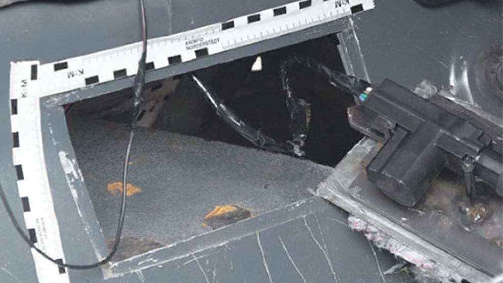 Aufwändig konstruiert waren die Geheimverstecke in den Fahrzeugen, in denen Drogen transportiert wurden. © Archivfoto: Loger